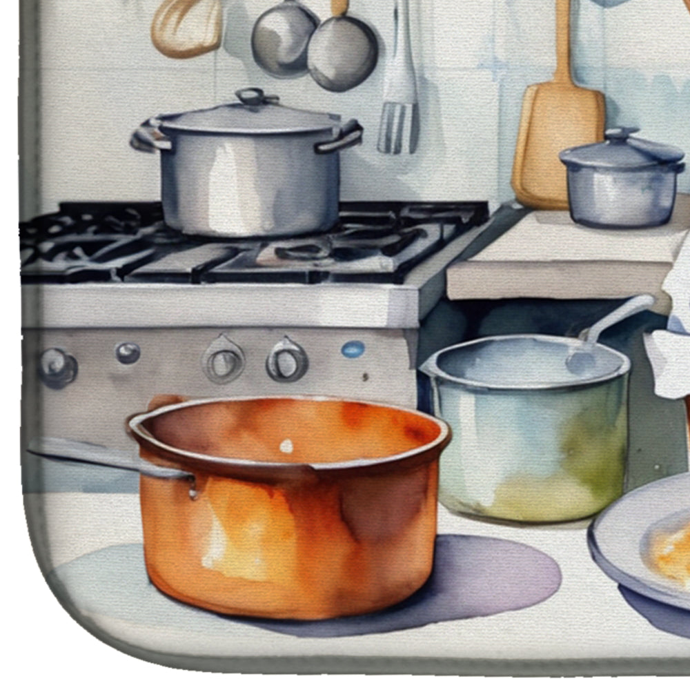 English Foxhound The Chef Dish Drying Mat