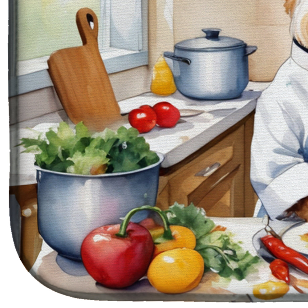 Fox Terrier The Chef Dish Drying Mat
