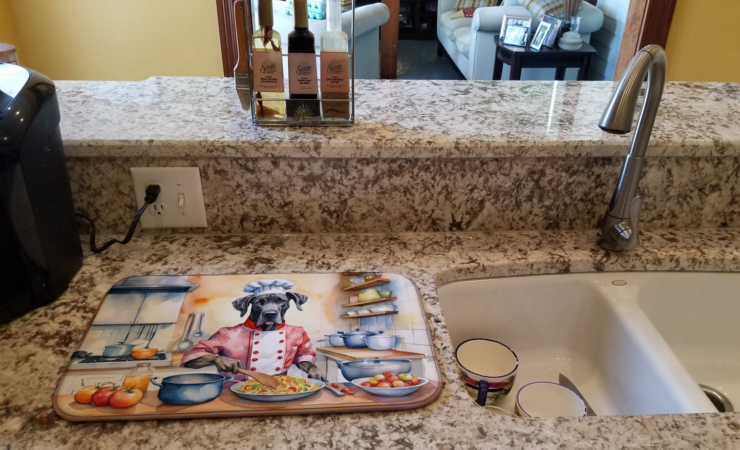 Great Dane The Chef Dish Drying Mat