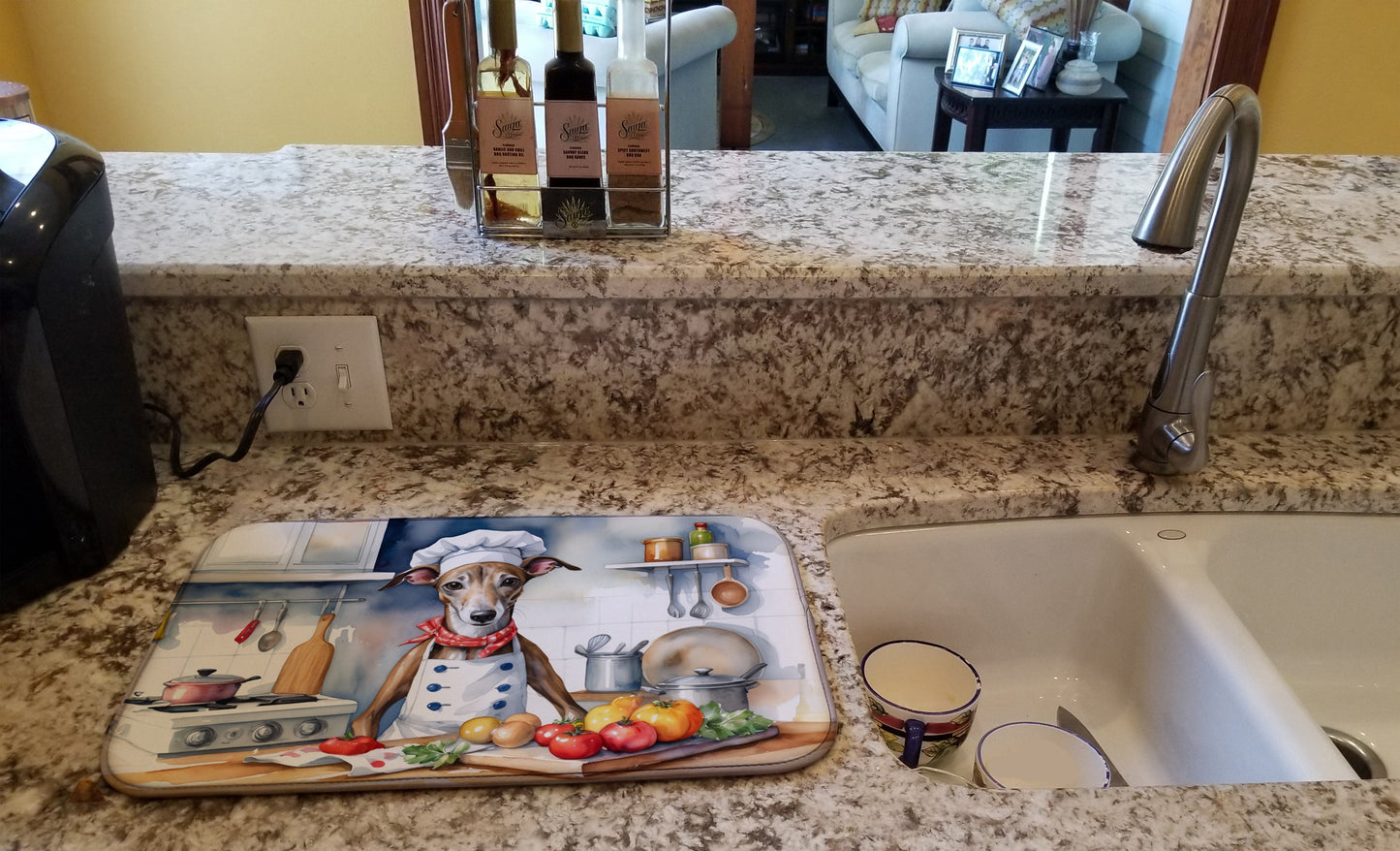 Greyhound The Chef Dish Drying Mat