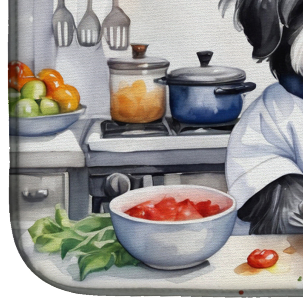 Havanese The Chef Dish Drying Mat