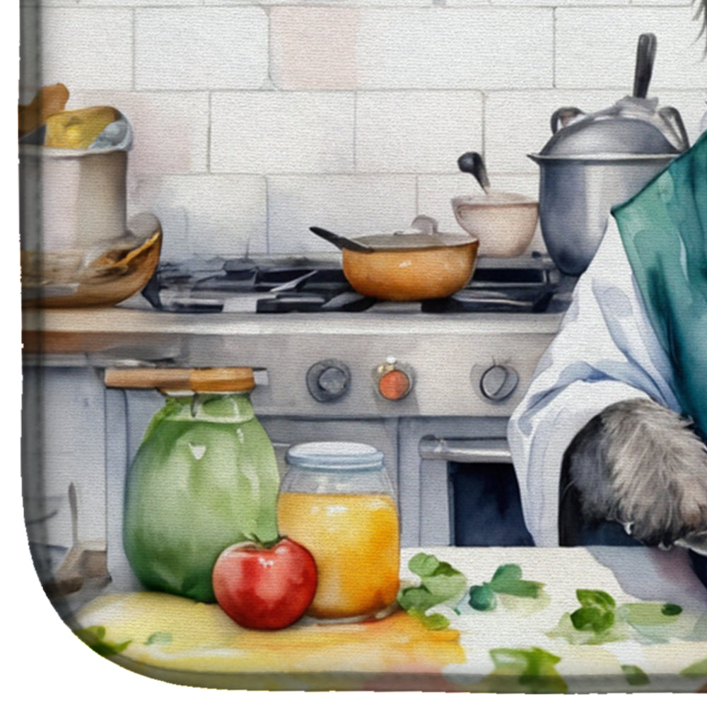 Irish Wolfhound The Chef Dish Drying Mat