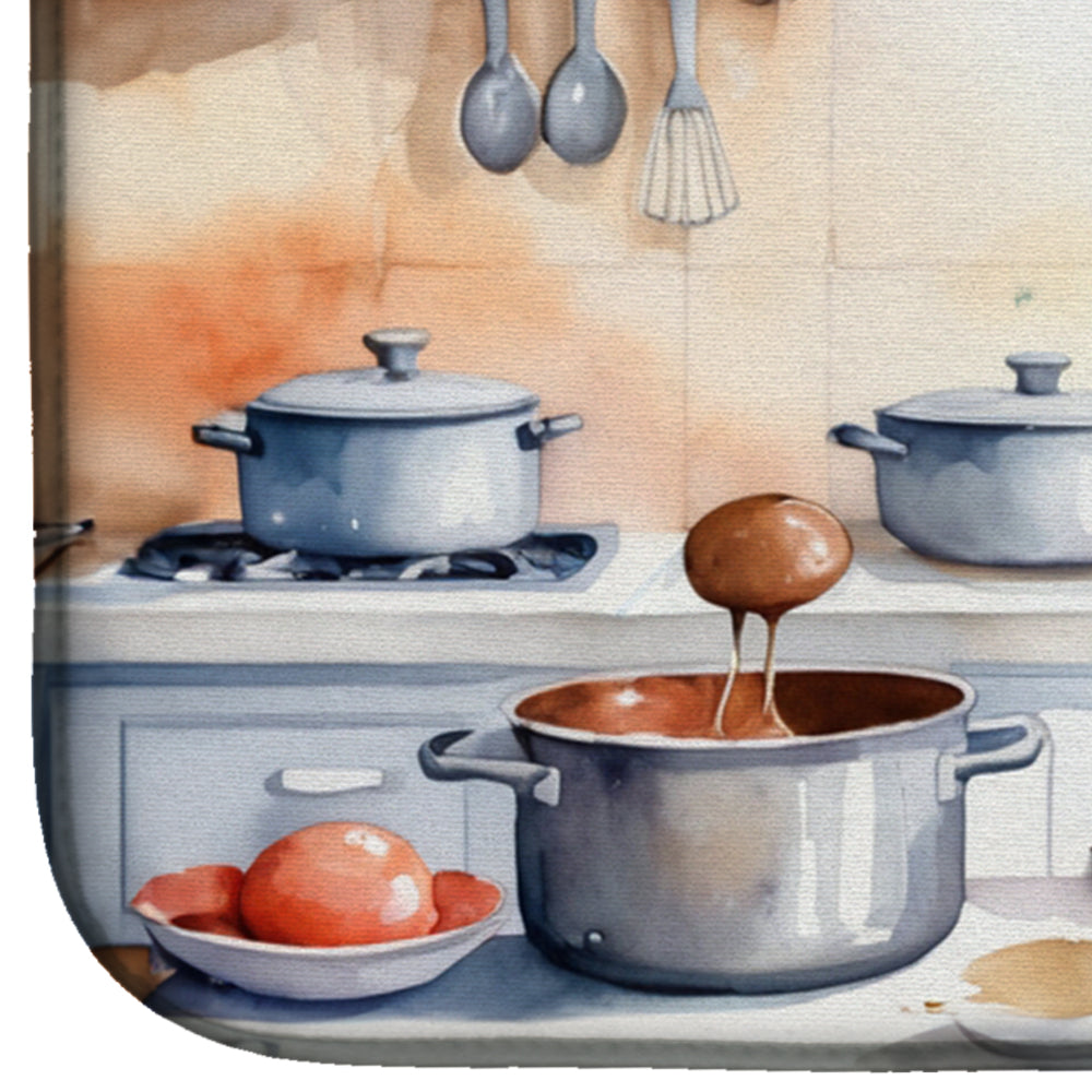 Labradoodle The Chef Dish Drying Mat