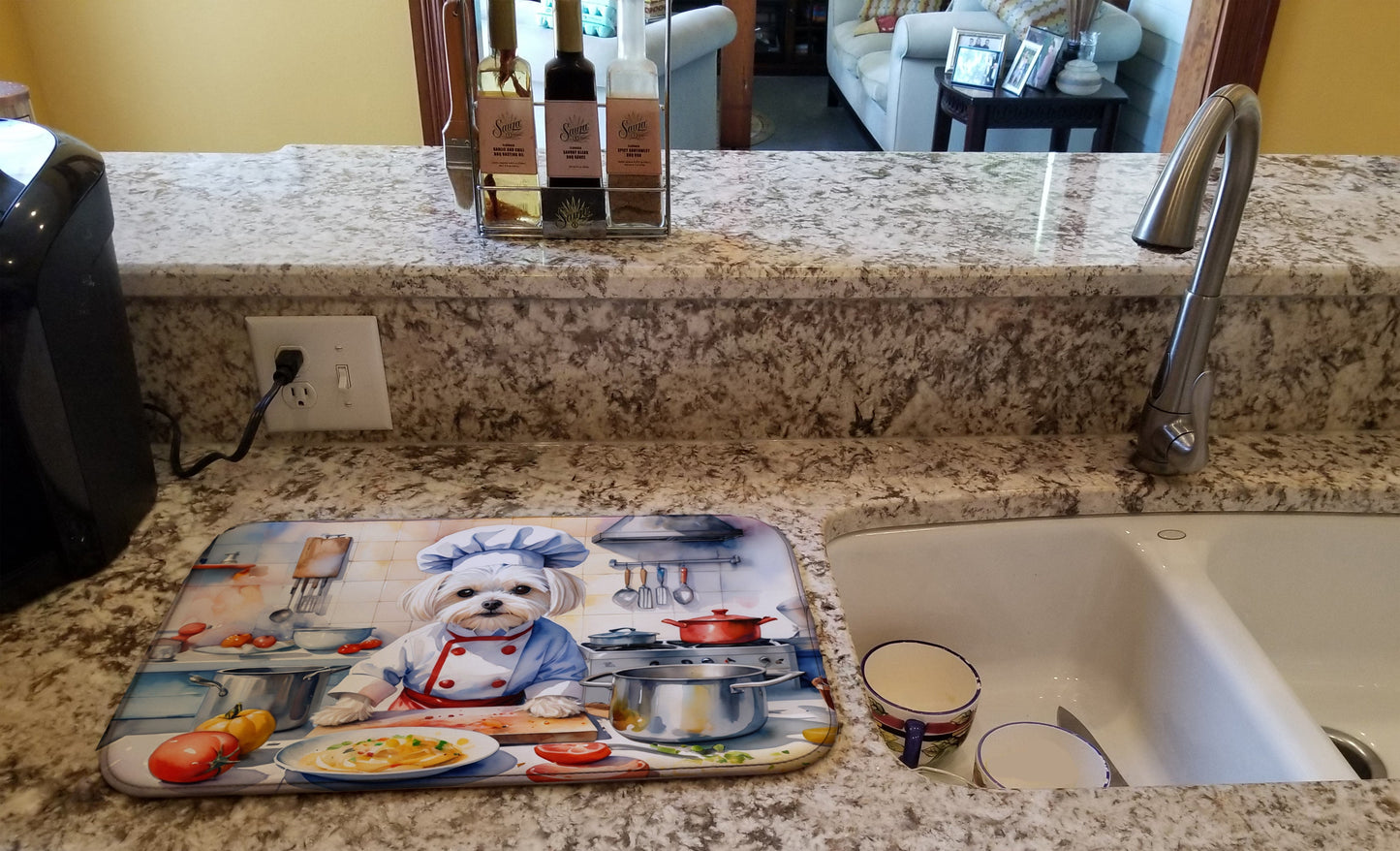 Maltese The Chef Dish Drying Mat