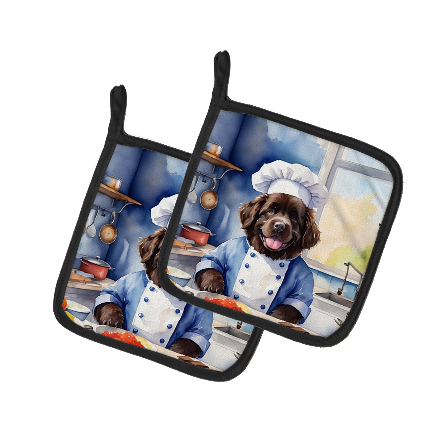 Buy this Newfoundland The Chef Pair of Pot Holders