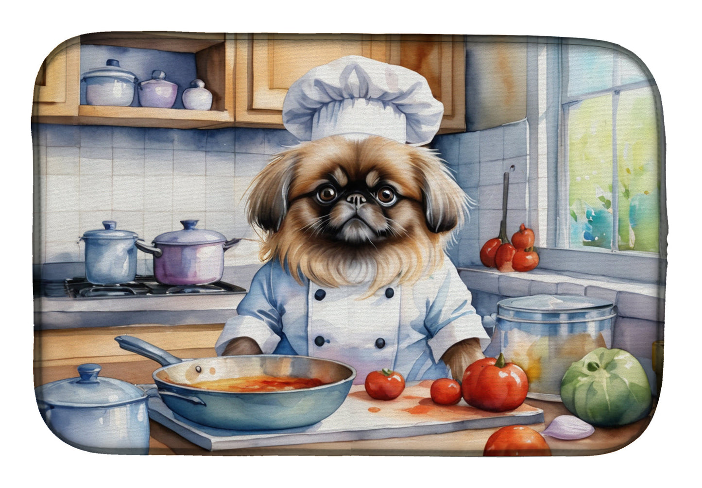 Buy this Pekingese The Chef Dish Drying Mat