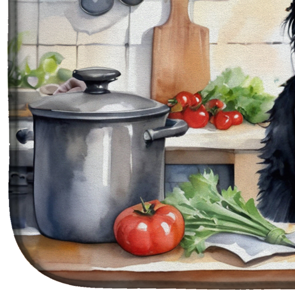 Scottish Terrier The Chef Dish Drying Mat
