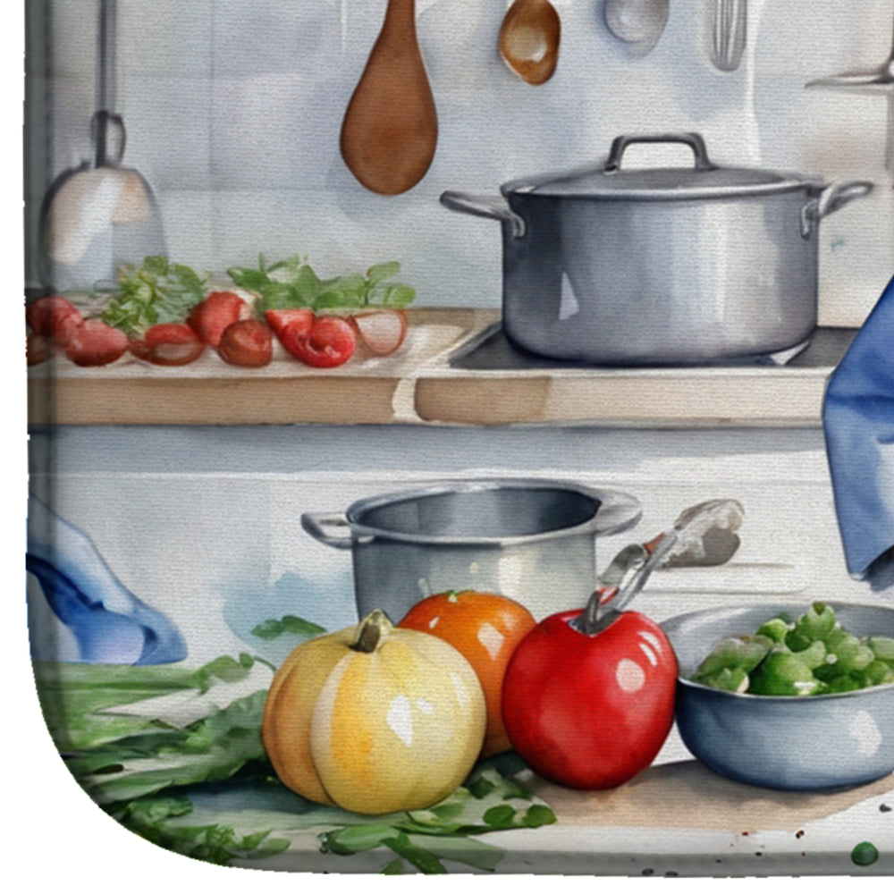 Sheltie The Chef Dish Drying Mat