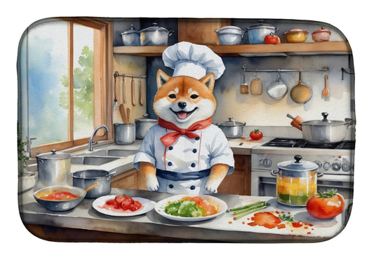 Buy this Shiba Inu The Chef Dish Drying Mat