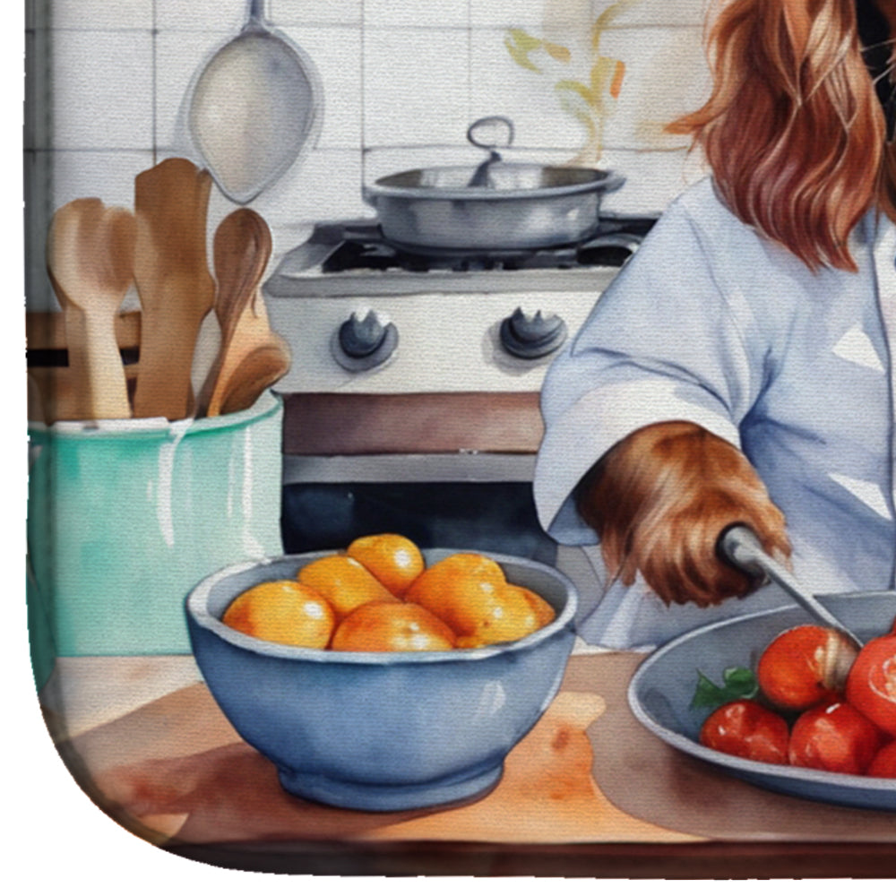 Sussex Spaniel The Chef Dish Drying Mat
