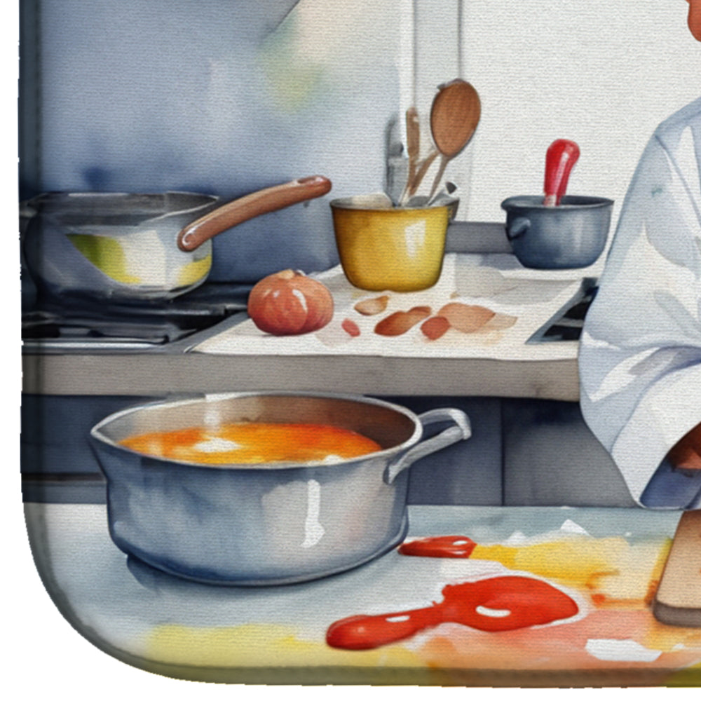 Vizsla The Chef Dish Drying Mat