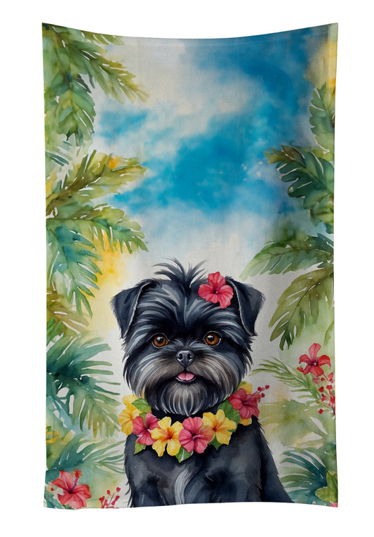 Buy this Affenpinscher Luau Kitchen Towel