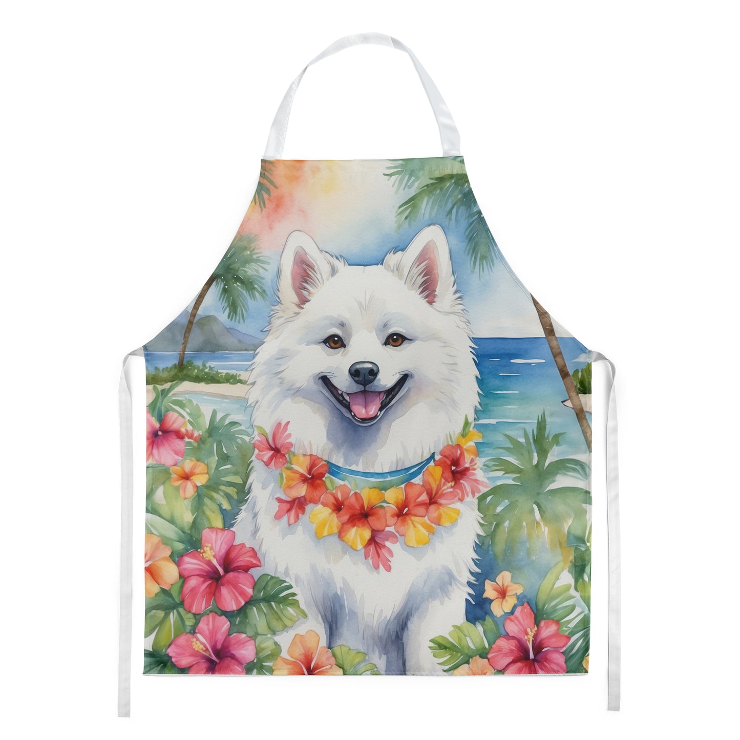 Buy this American Eskimo Luau Apron