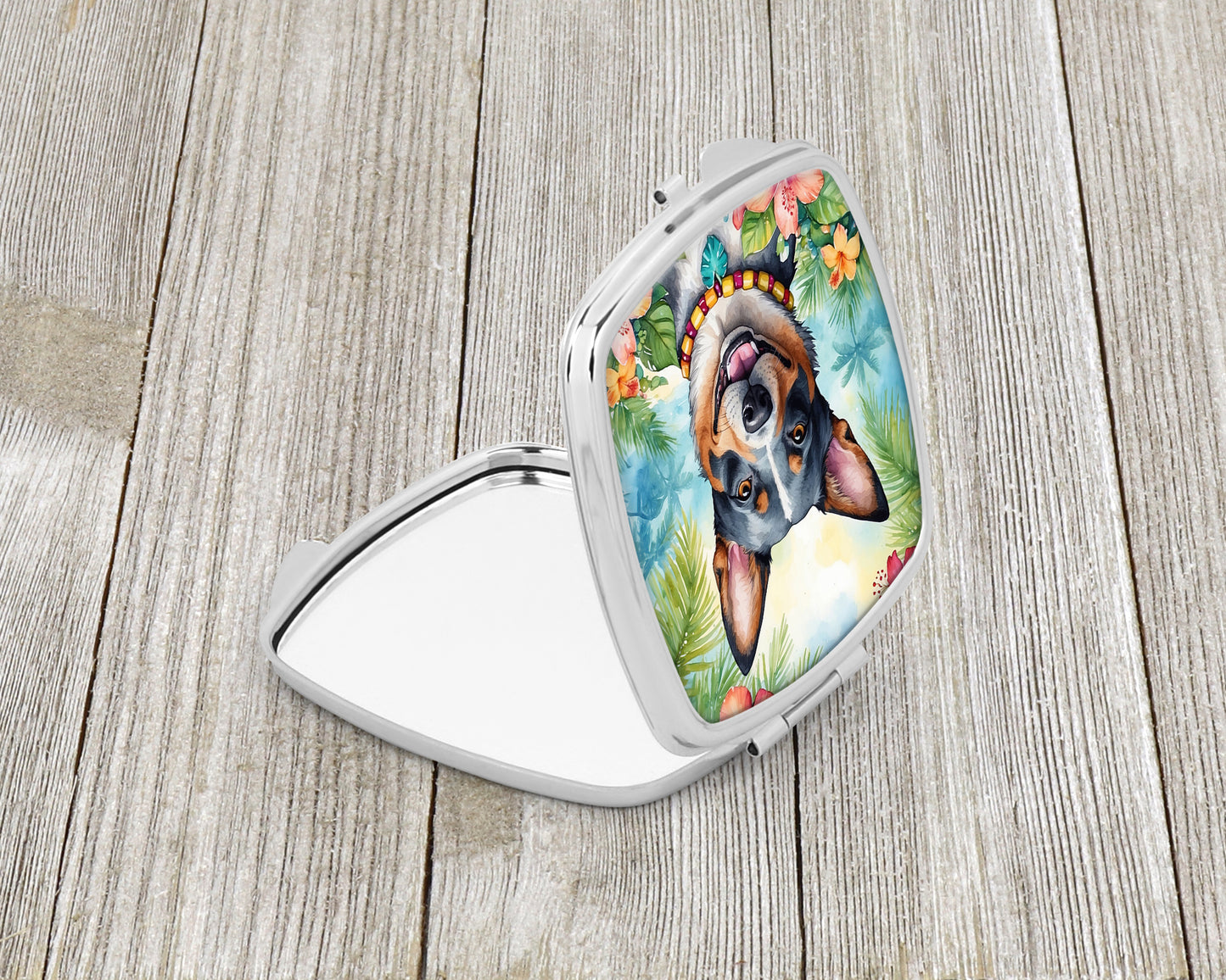 Australian Cattle Dog Luau Compact Mirror