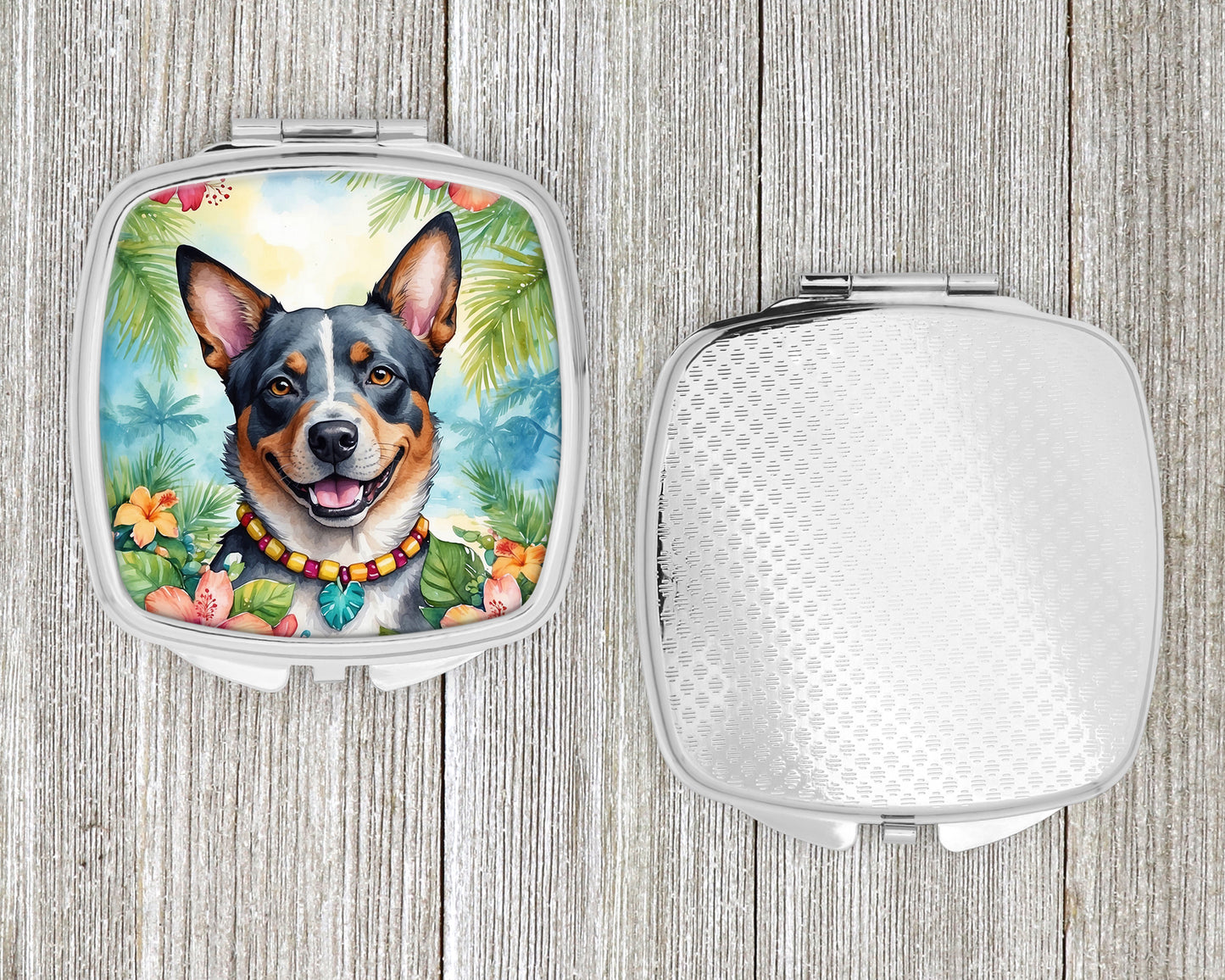 Australian Cattle Dog Luau Compact Mirror