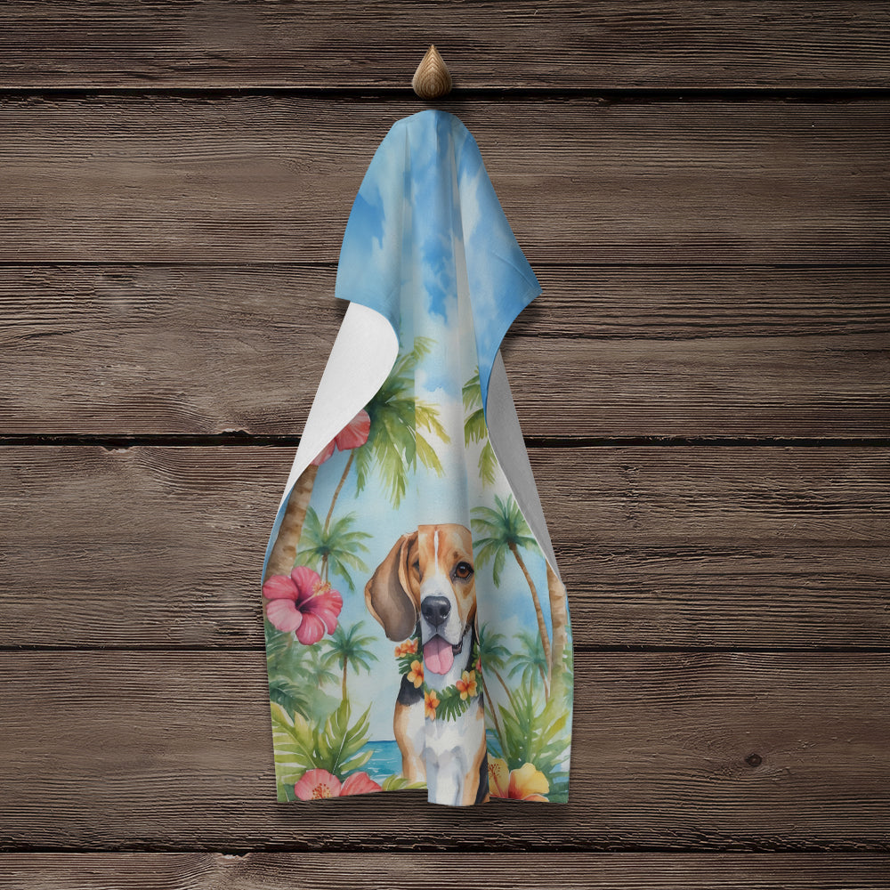 Beagle Luau Kitchen Towel