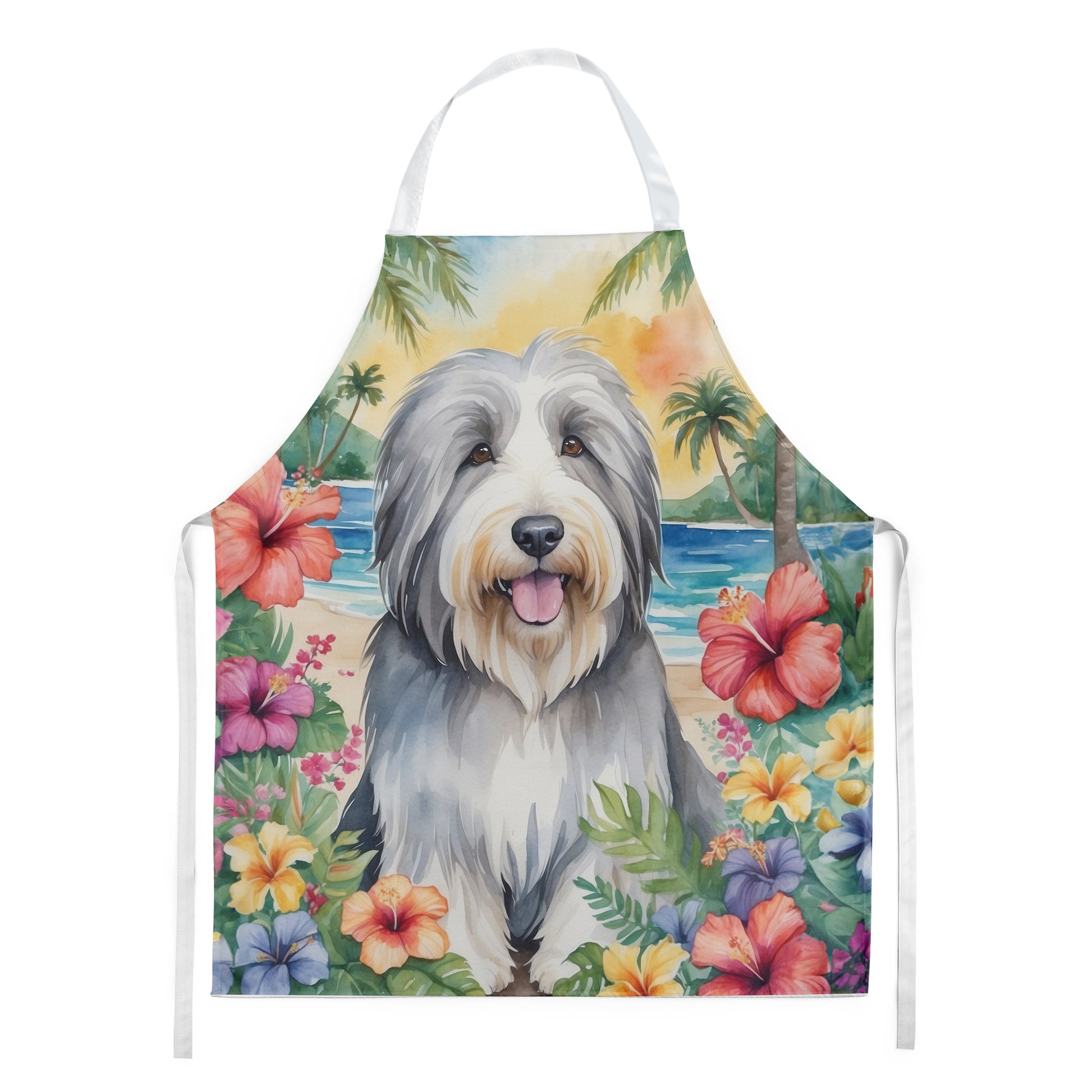 Buy this Bearded Collie Luau Apron