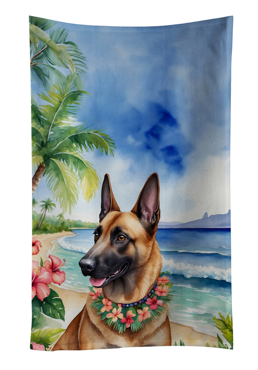 Buy this Belgian Malinois Luau Kitchen Towel