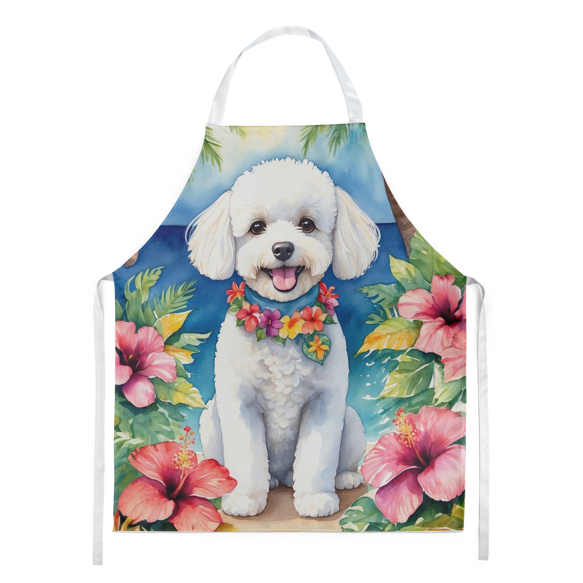 Buy this Bichon Frise Luau Apron