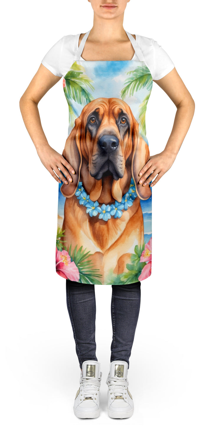 Bloodhound Luau Apron