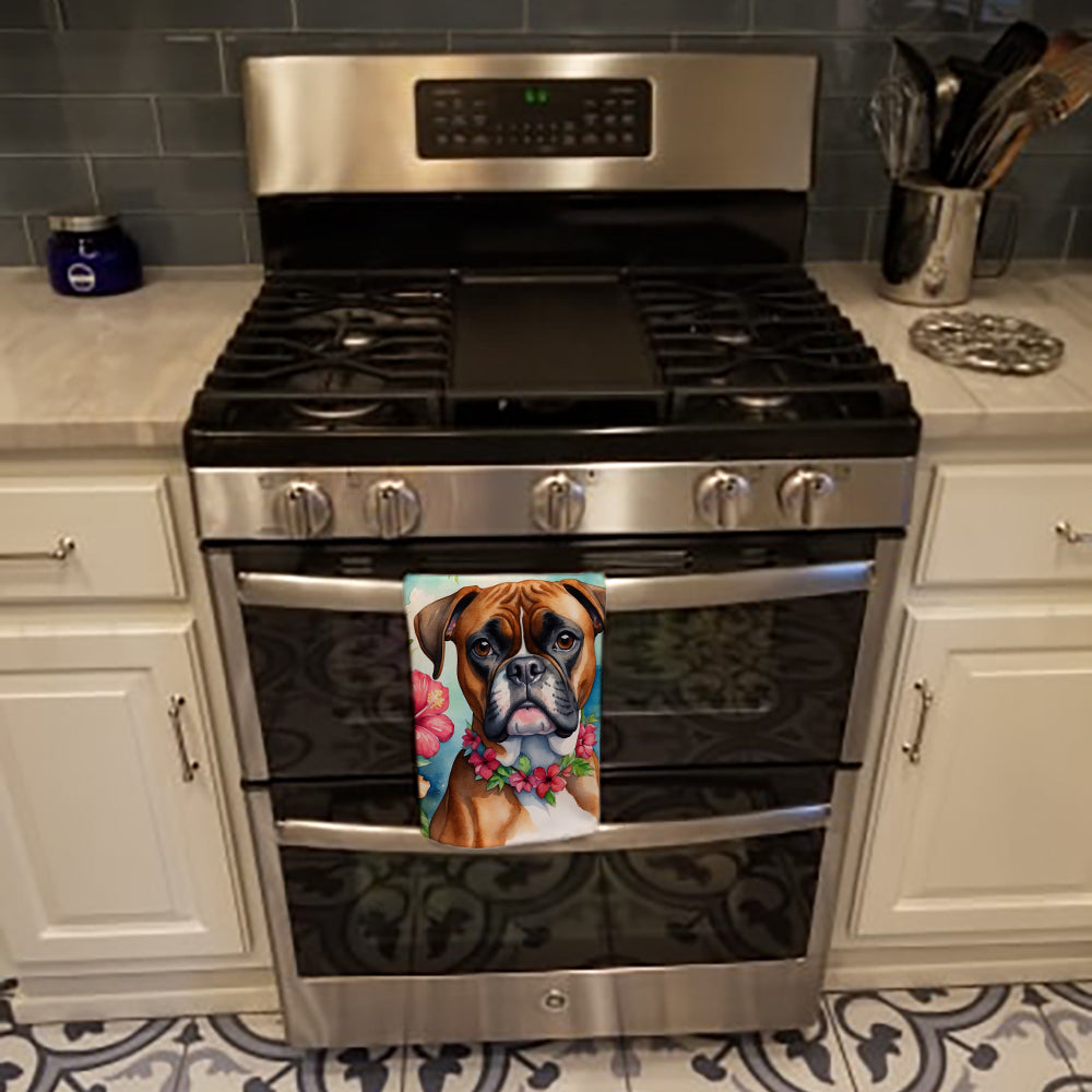 Boxer Luau Kitchen Towel