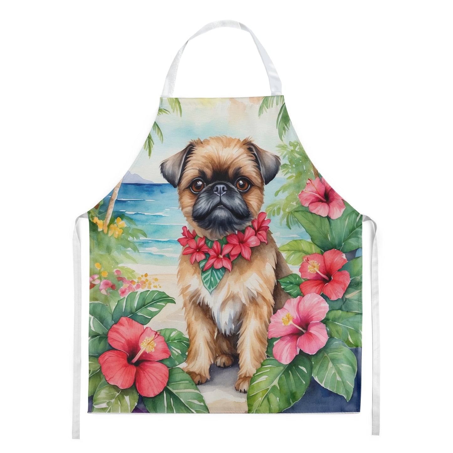 Buy this Brussels Griffon Luau Apron