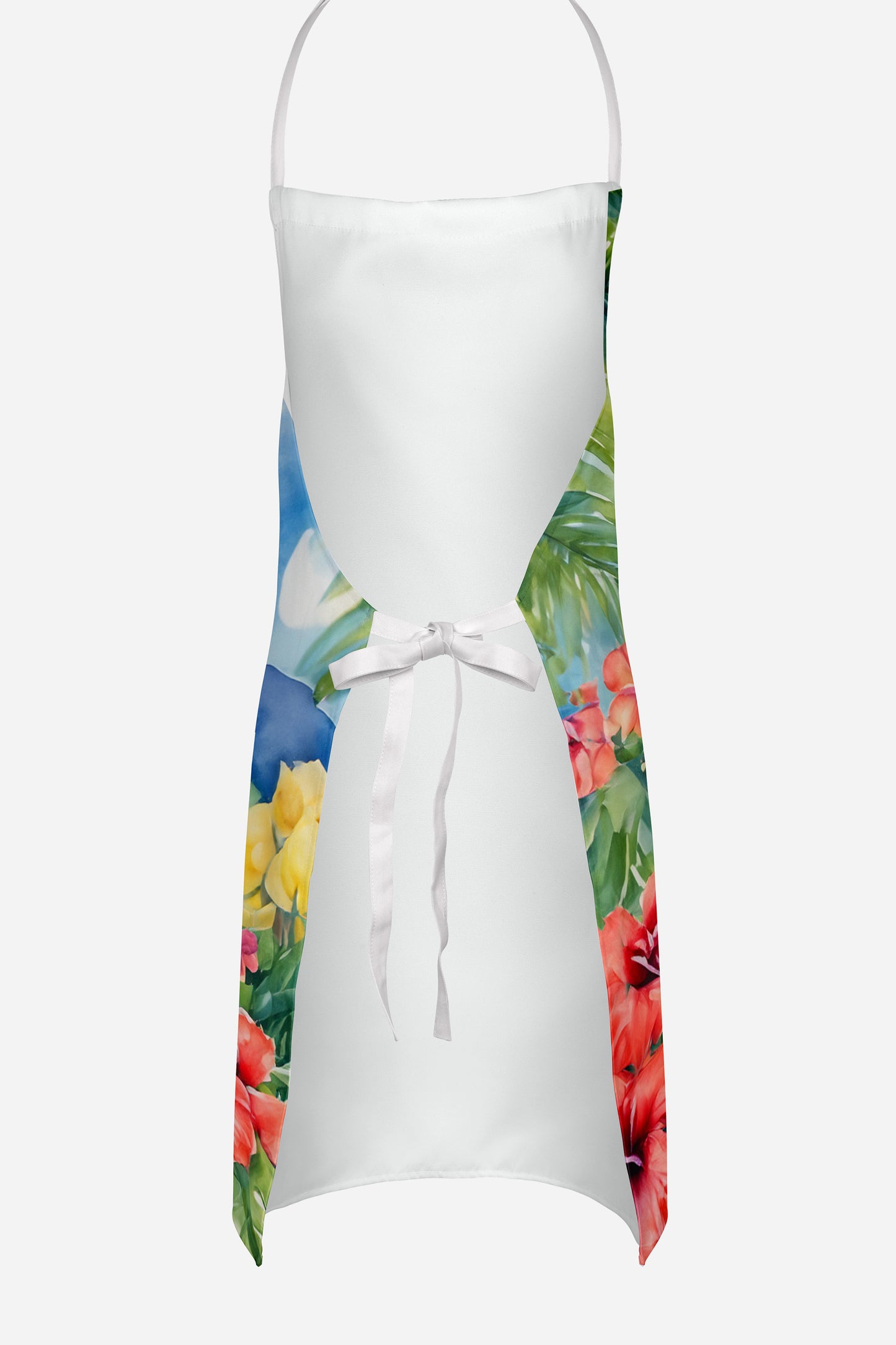 Chinese Crested Luau Apron