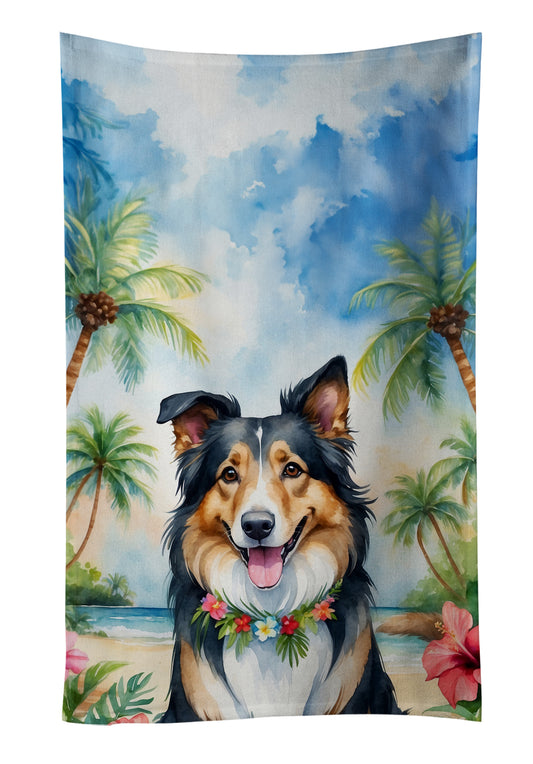 Buy this Collie Luau Kitchen Towel