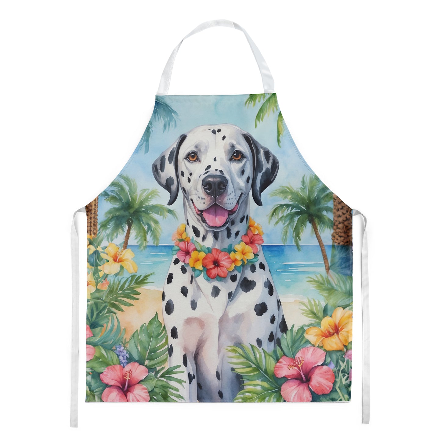 Buy this Dalmatian Luau Apron