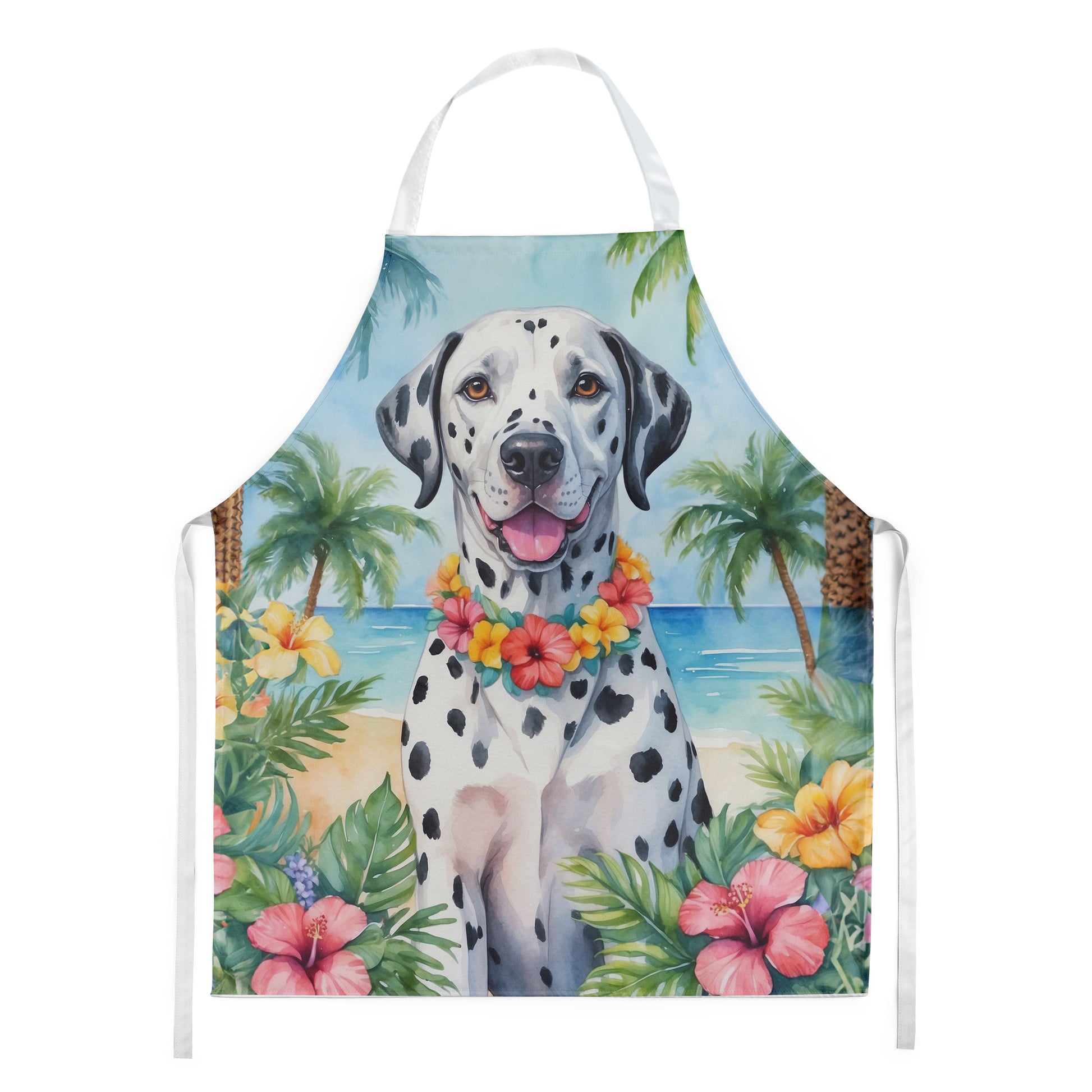 Buy this Dalmatian Luau Apron