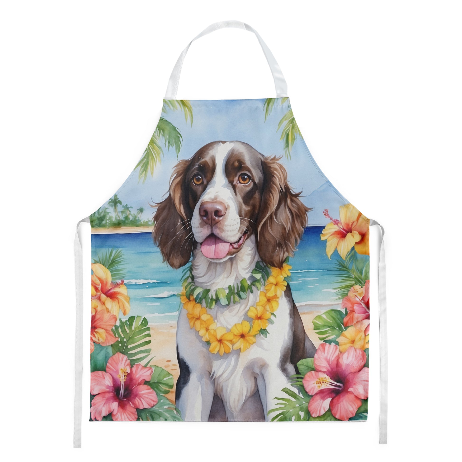 Buy this English Springer Spaniel Luau Apron