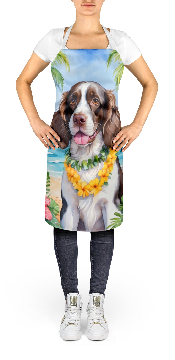 English Springer Spaniel Luau Apron