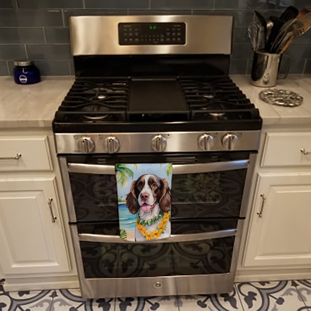 English Springer Spaniel Luau Kitchen Towel