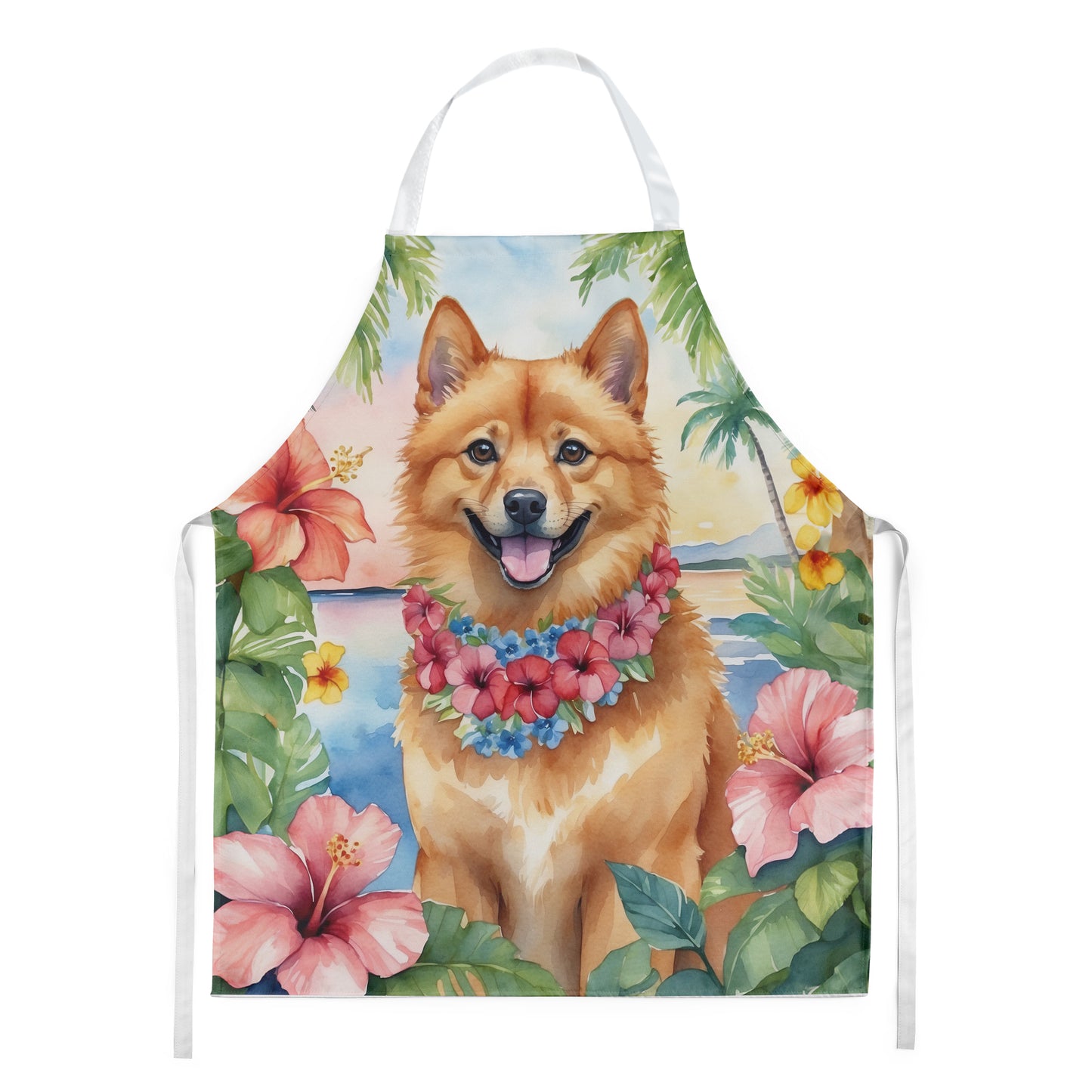 Buy this Finnish Spitz Luau Apron