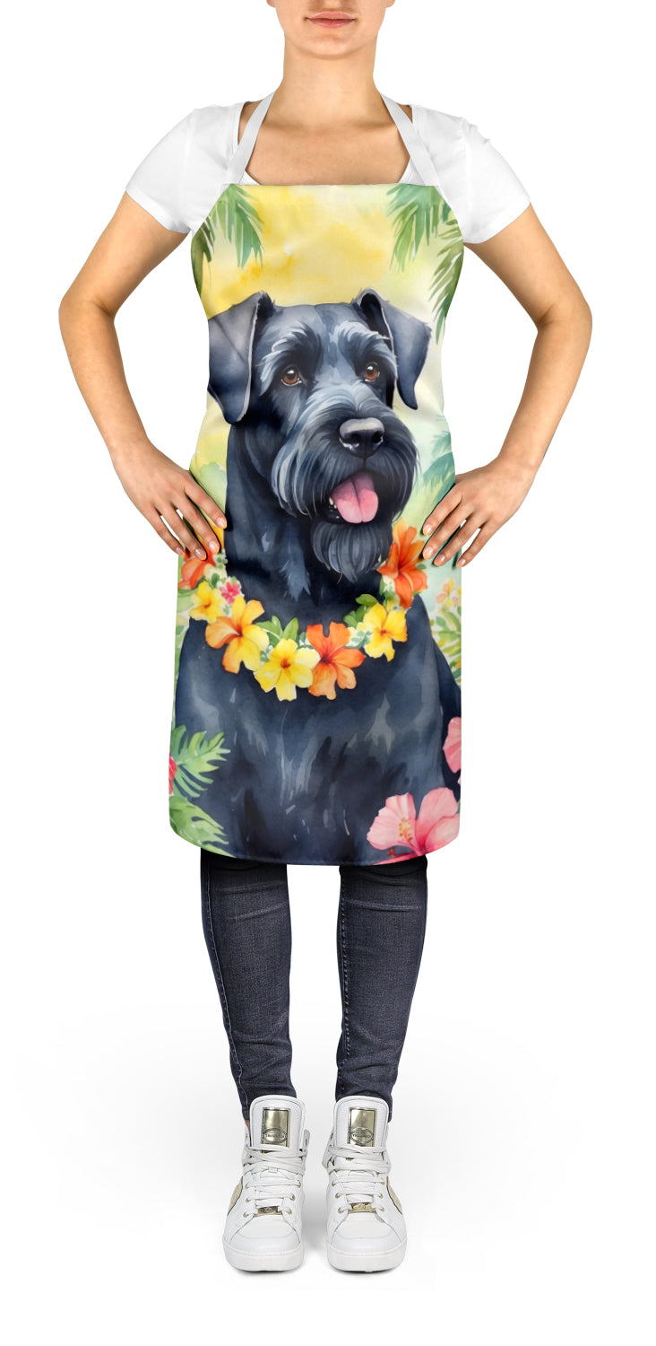 Giant Schnauzer Luau Apron