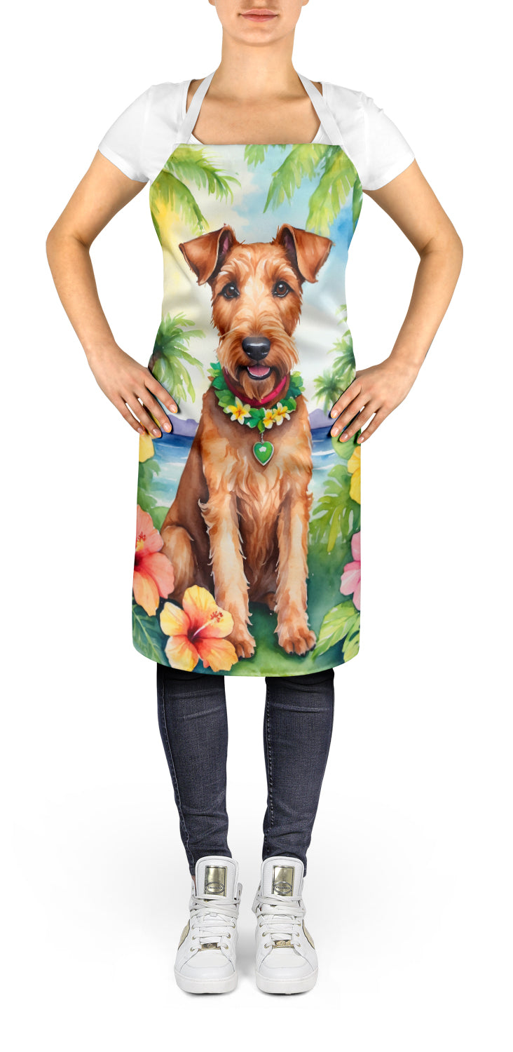 Irish Terrier Luau Apron