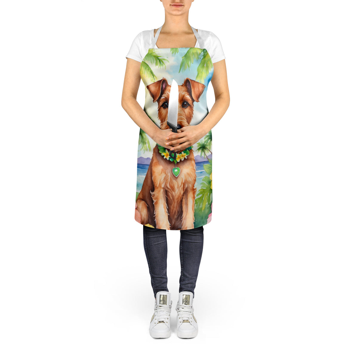 Irish Terrier Luau Apron