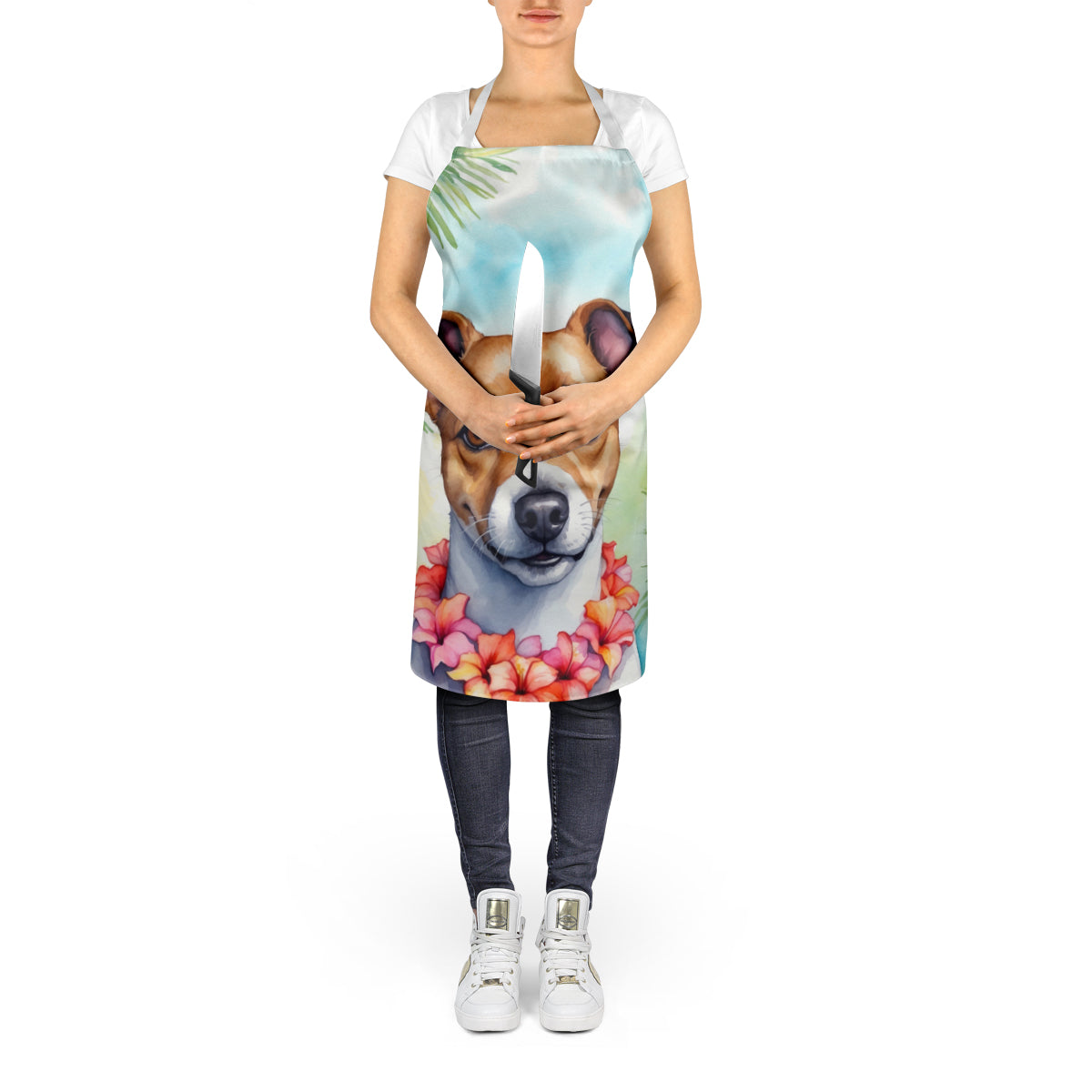 Jack Russell Terrier Luau Apron