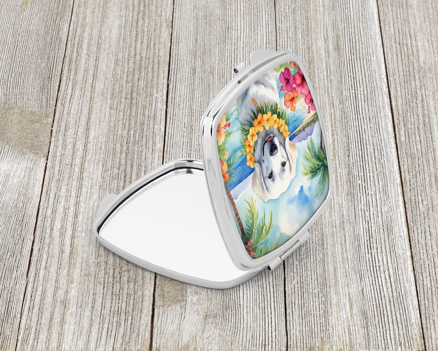 Kuvasz Luau Compact Mirror