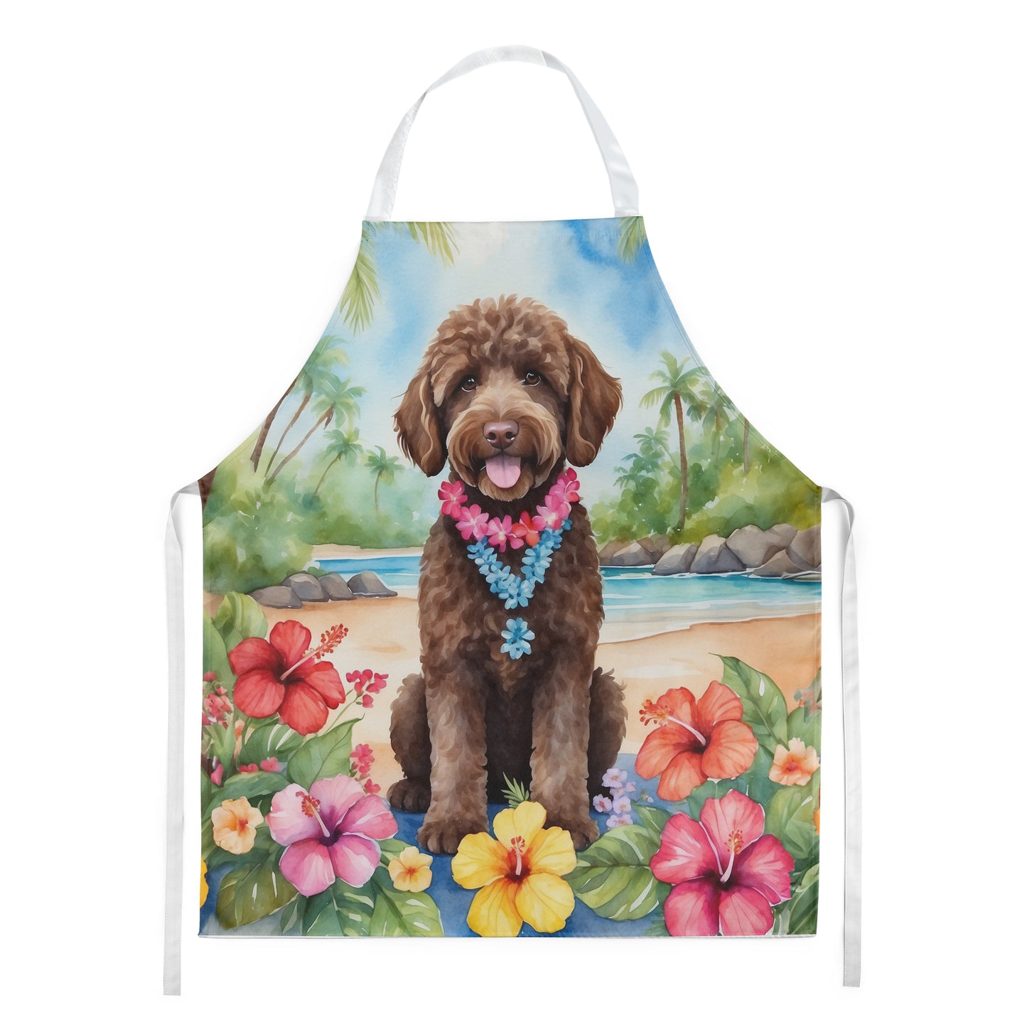 Buy this Labradoodle Luau Apron