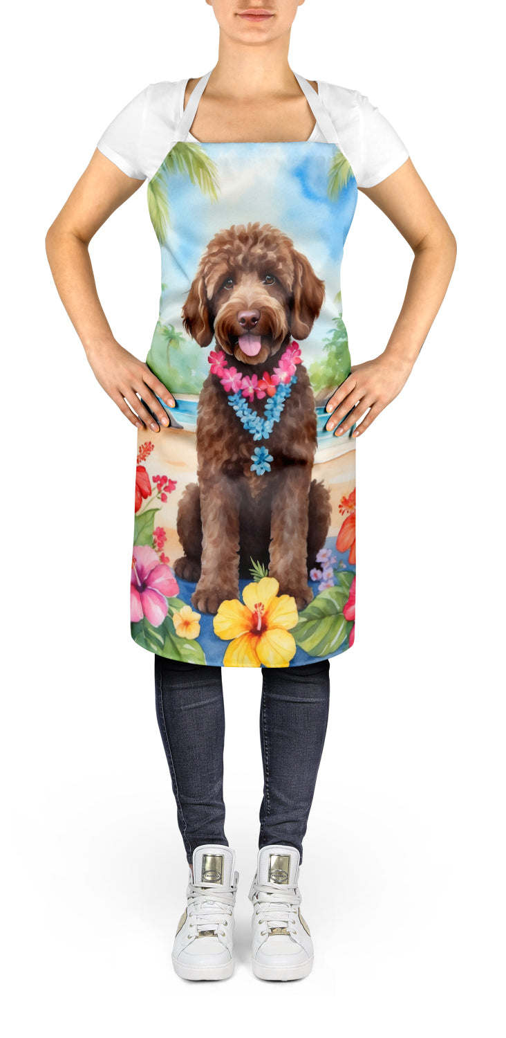 Labradoodle Luau Apron