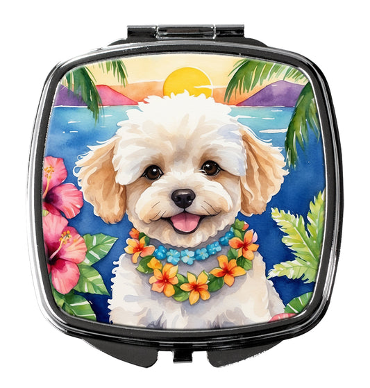 Buy this Maltipoo Luau Compact Mirror