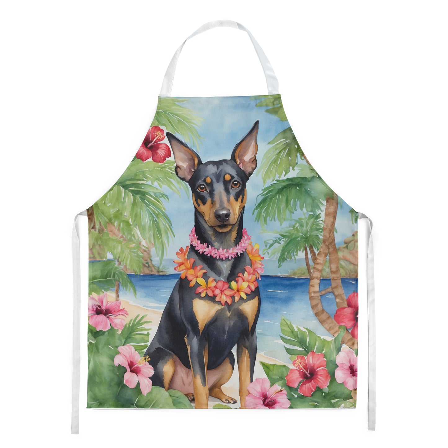 Buy this Manchester Terrier Luau Apron