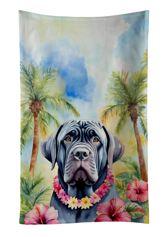 Buy this Neapolitan Mastiff Luau Kitchen Towel