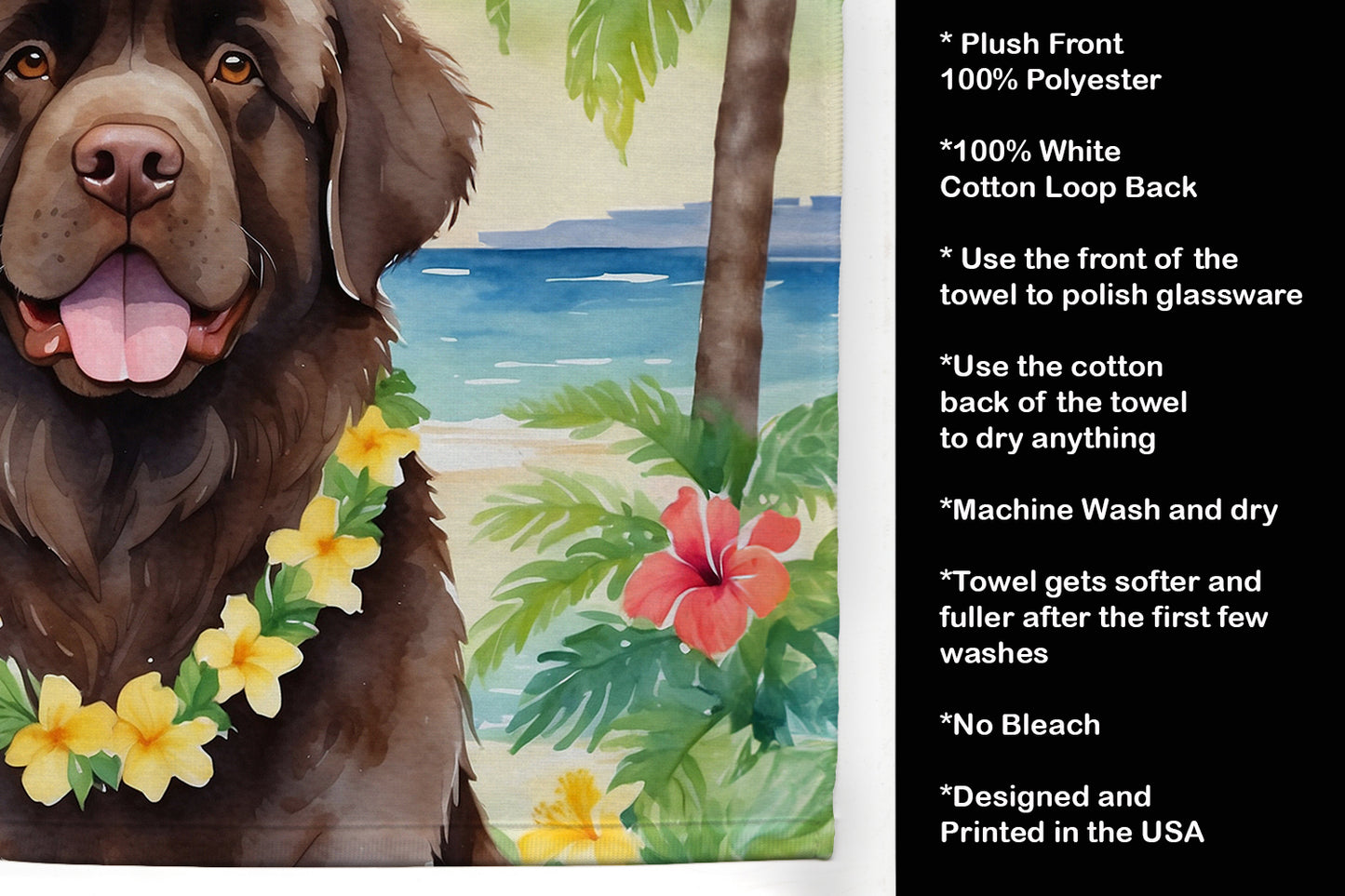 Newfoundland Luau Kitchen Towel