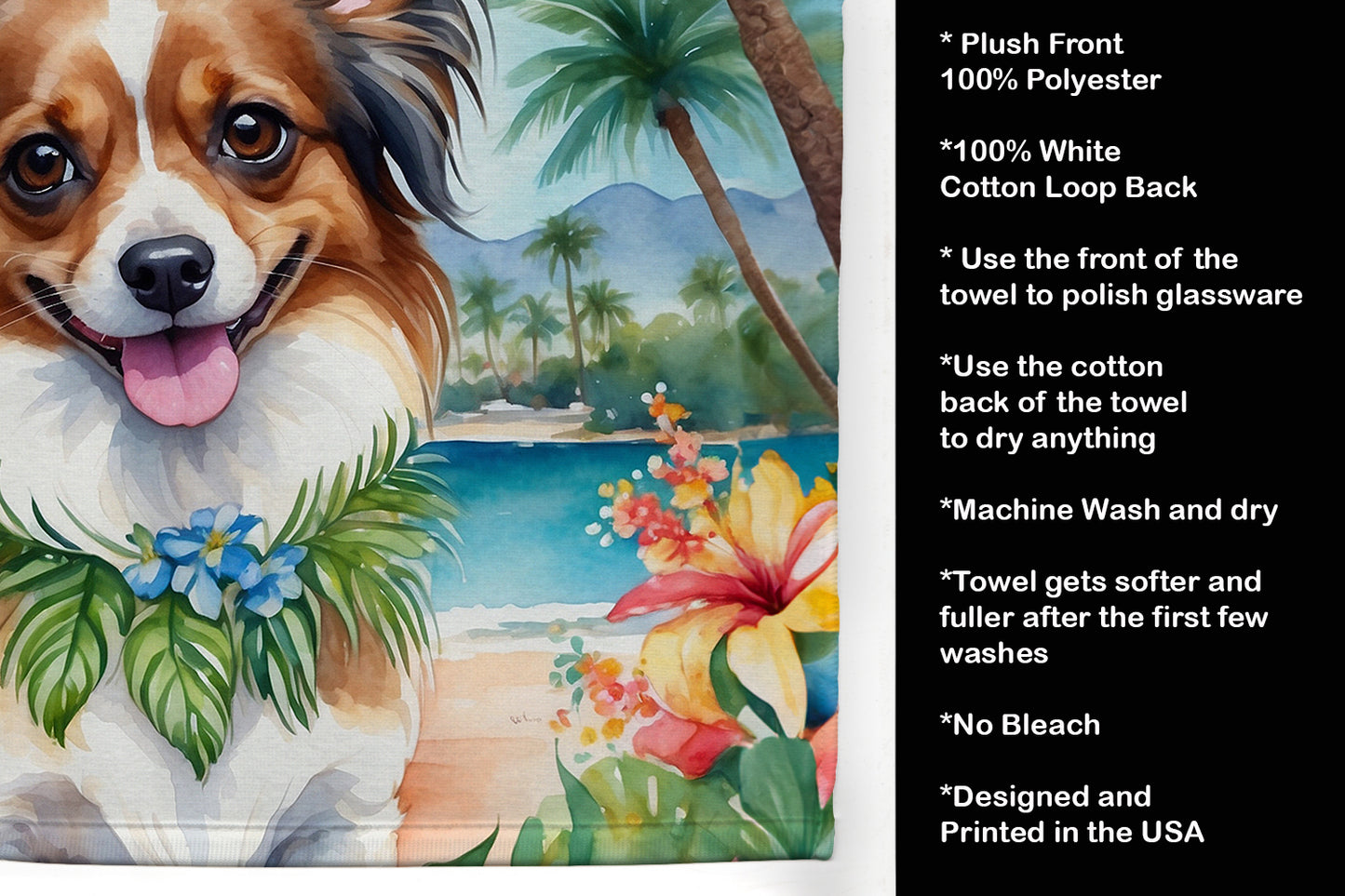 Papillon Luau Kitchen Towel