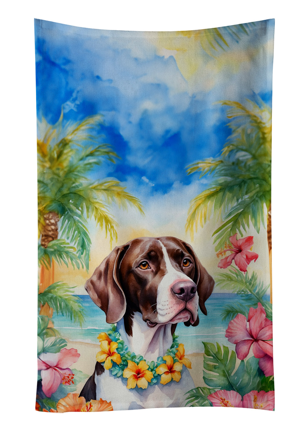 Buy this Pointer Luau Kitchen Towel