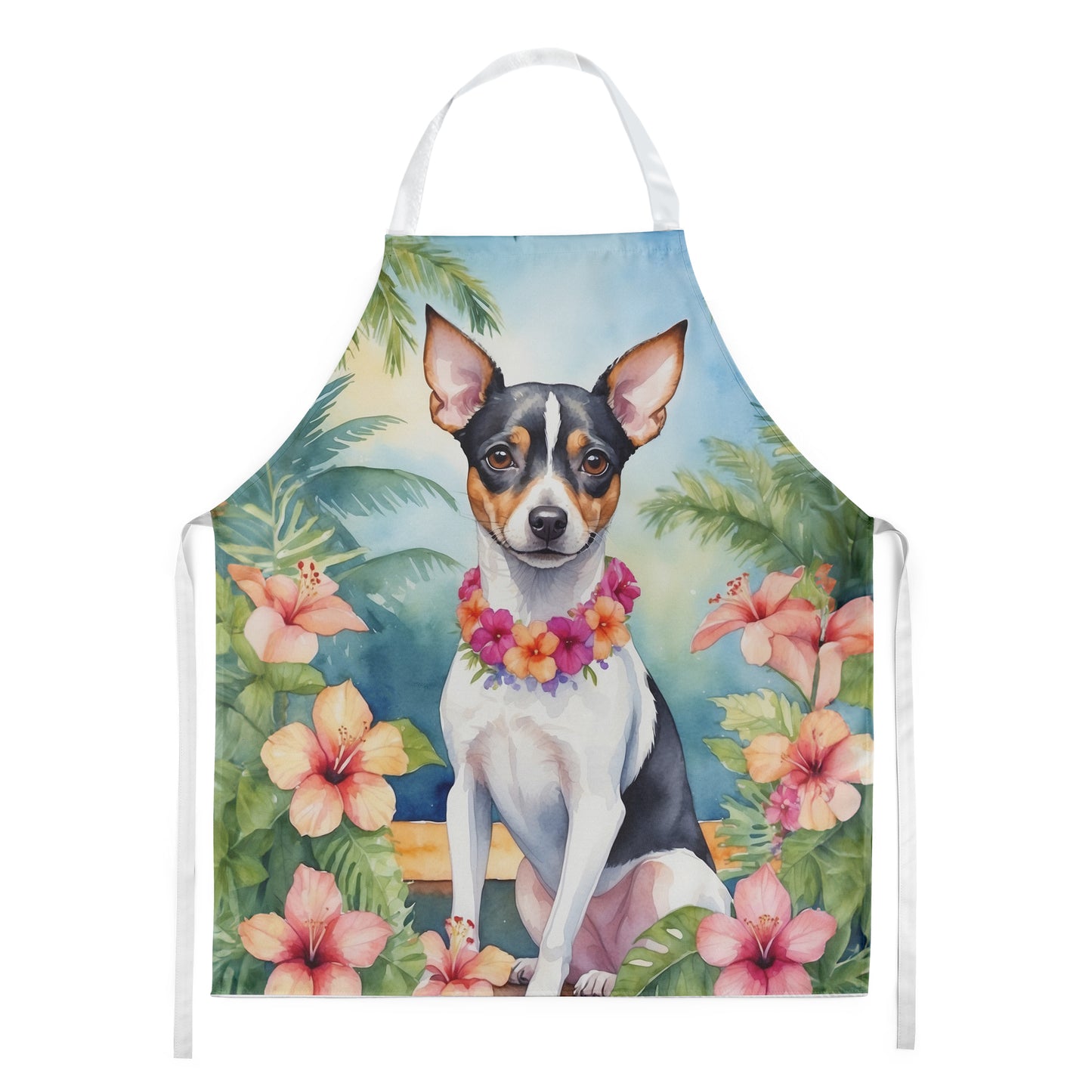 Buy this Rat Terrier Luau Apron