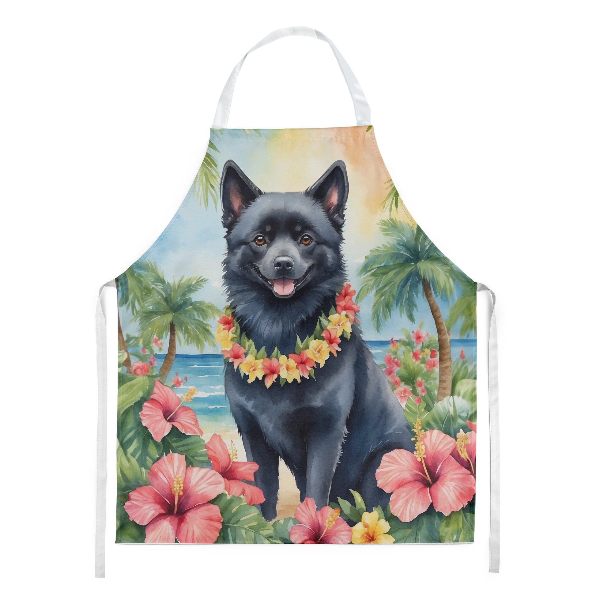 Buy this Schipperke Luau Apron