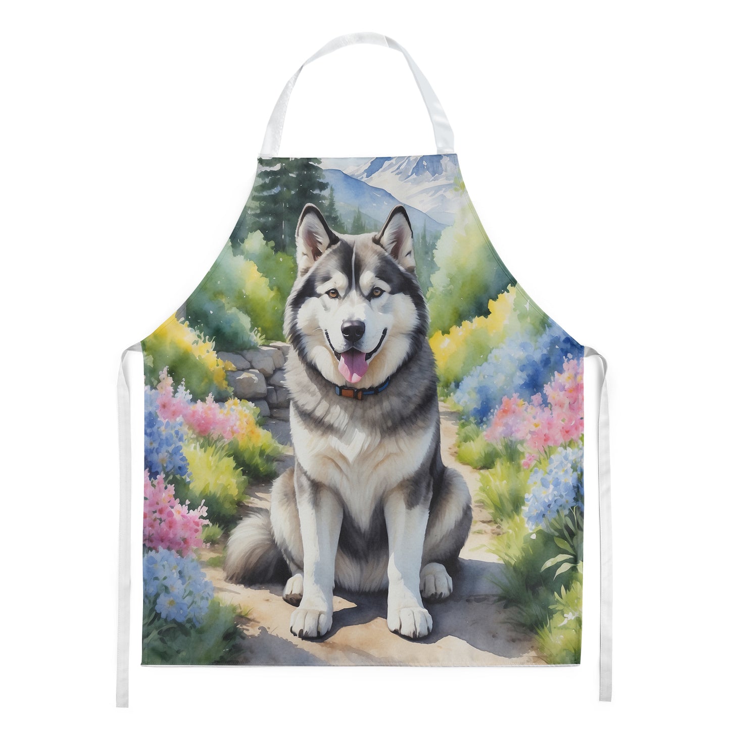 Buy this Alaskan Malamute Spring Garden Apron